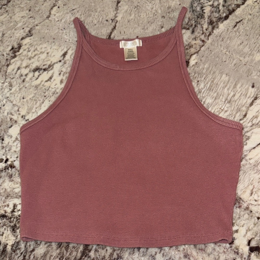 Bozzolo Dusty Rose Relaxed Tank Top